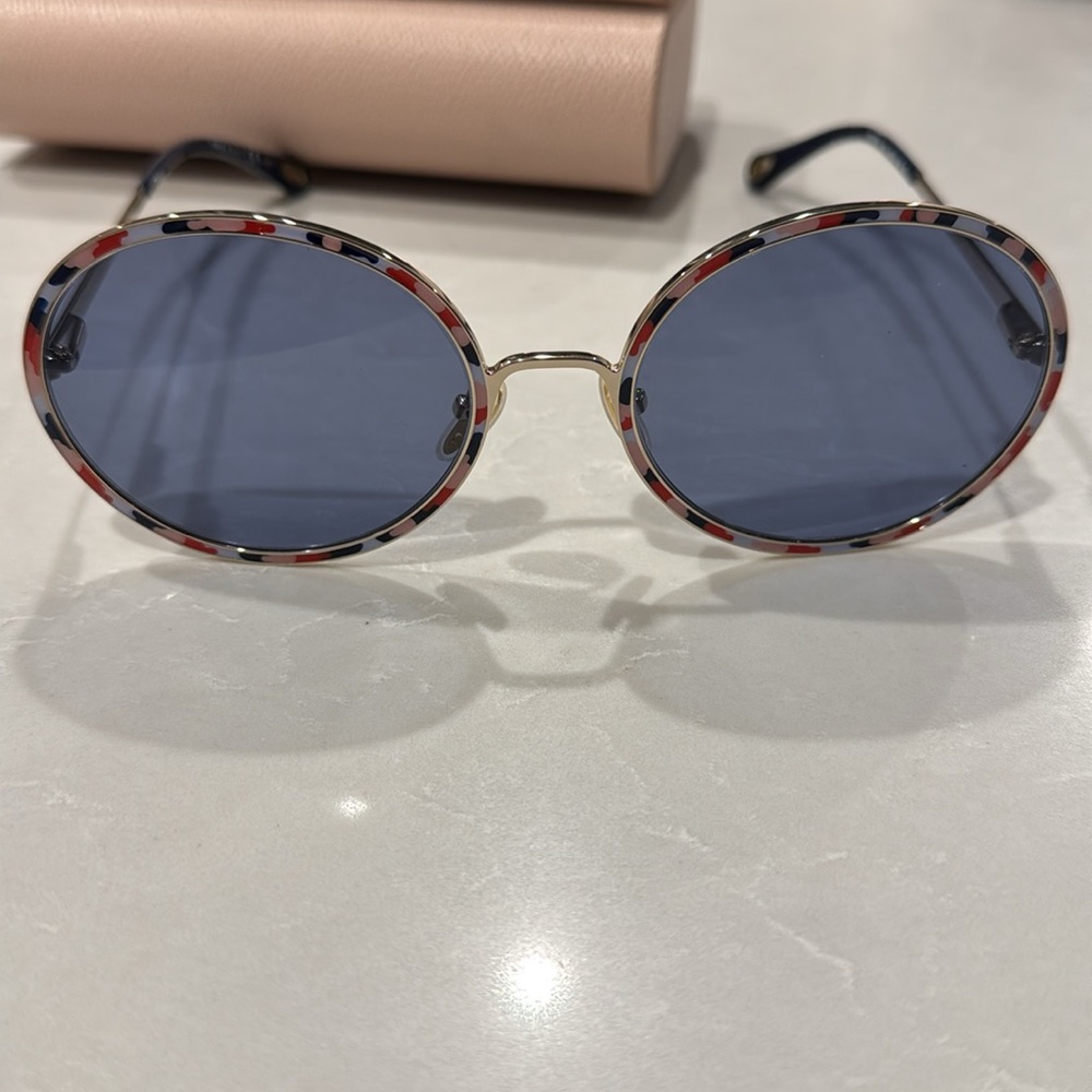 Chloe Round Multicolor Sunglasses